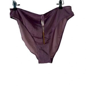 SKIMS High Waisted Plum Mesh Size 2x NWT